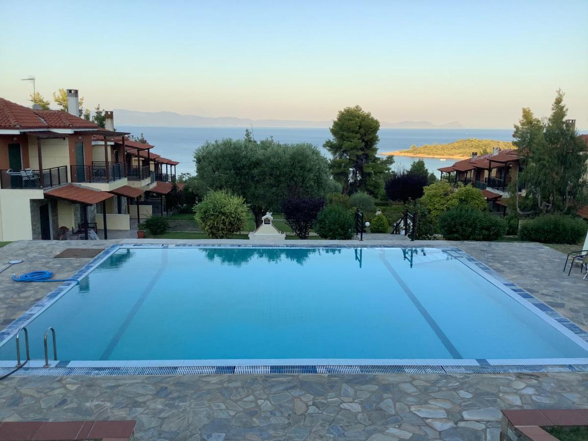 Amazing Villa With Views Sea In Paliouri Buitenkant foto