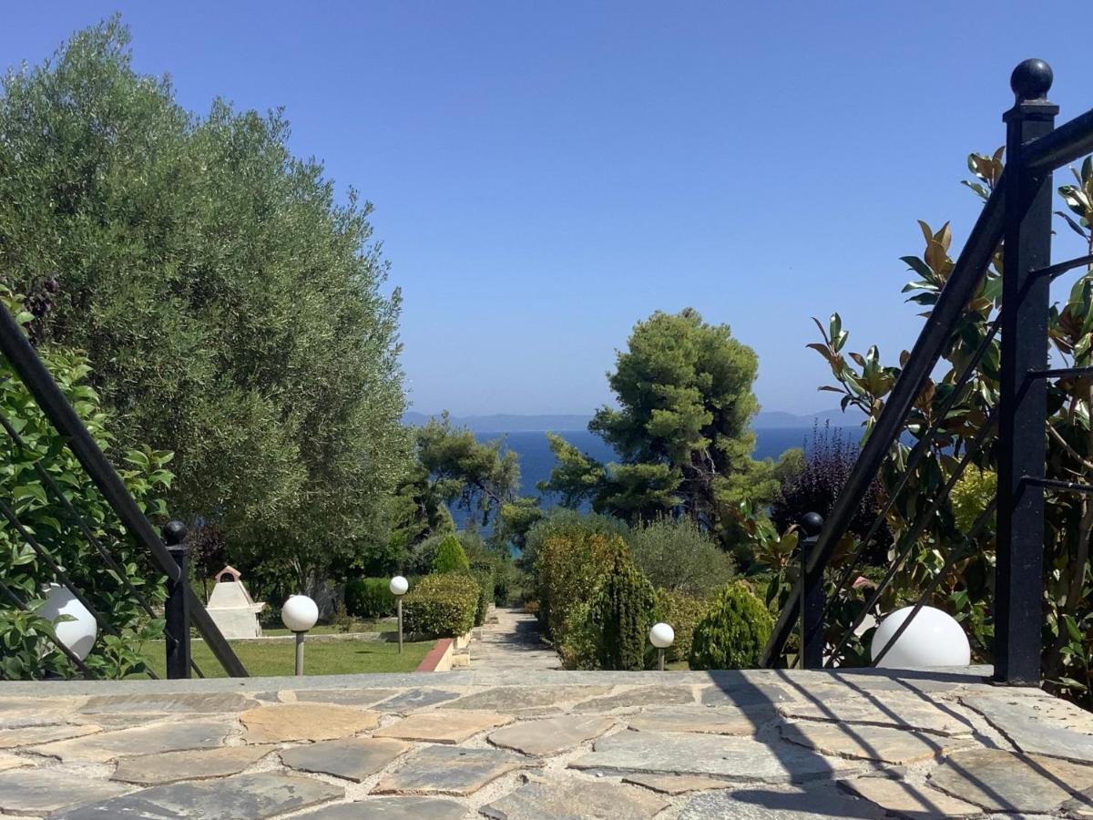 Amazing Villa With Views Sea In Paliouri Buitenkant foto