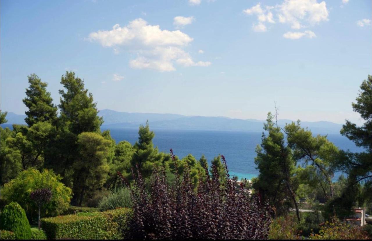 Amazing Villa With Views Sea In Paliouri Buitenkant foto