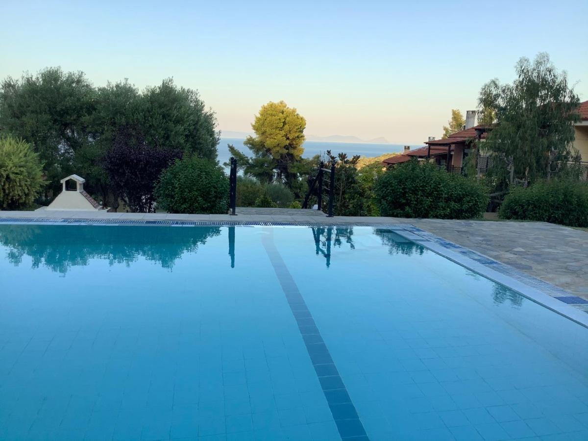 Amazing Villa With Views Sea In Paliouri Buitenkant foto