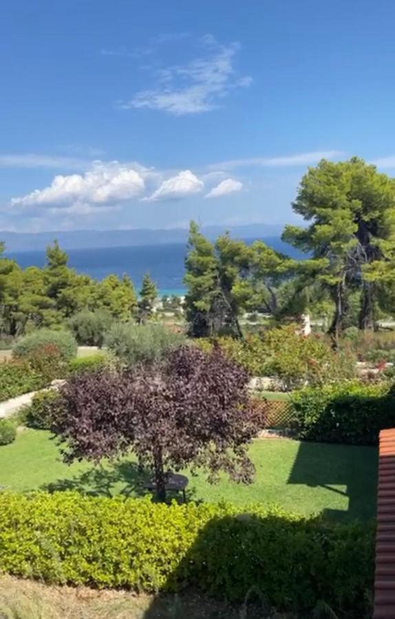 Amazing Villa With Views Sea In Paliouri Buitenkant foto