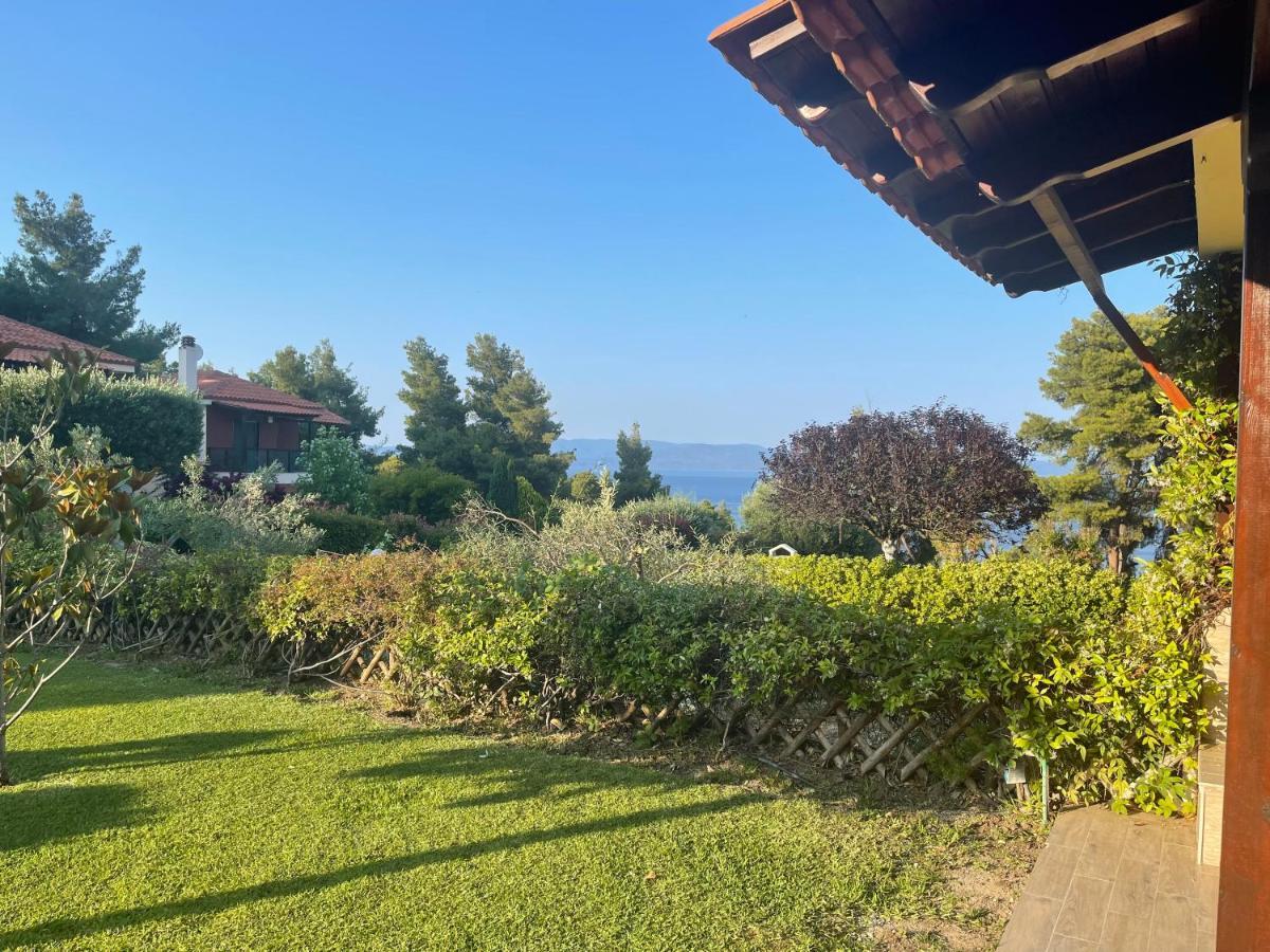 Amazing Villa With Views Sea In Paliouri Buitenkant foto